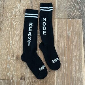 SOX BOX “Beast Mode” CrossFit weight training deadlifting socks. One size.